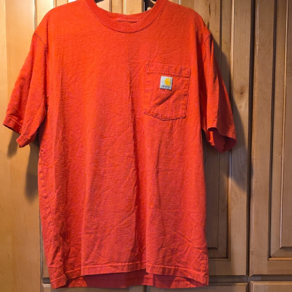 Carhartt Men's Vibrant Red Short Sleeve Tee